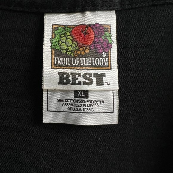 Vintage tshirt Support Brooklyn BRMC black skull band tee XL VTG - Picture 3 of 4